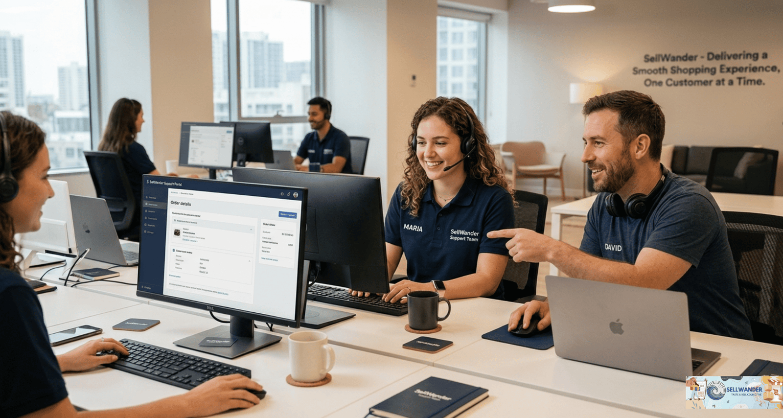 SellWander Support Team Assisting Customers