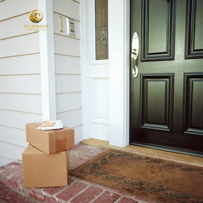 Fast delivery of packages at the doorstep